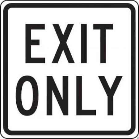Accuform FACILITY TRAFFIC SIGN EXIT ONLY FRR844DP FRR844DP